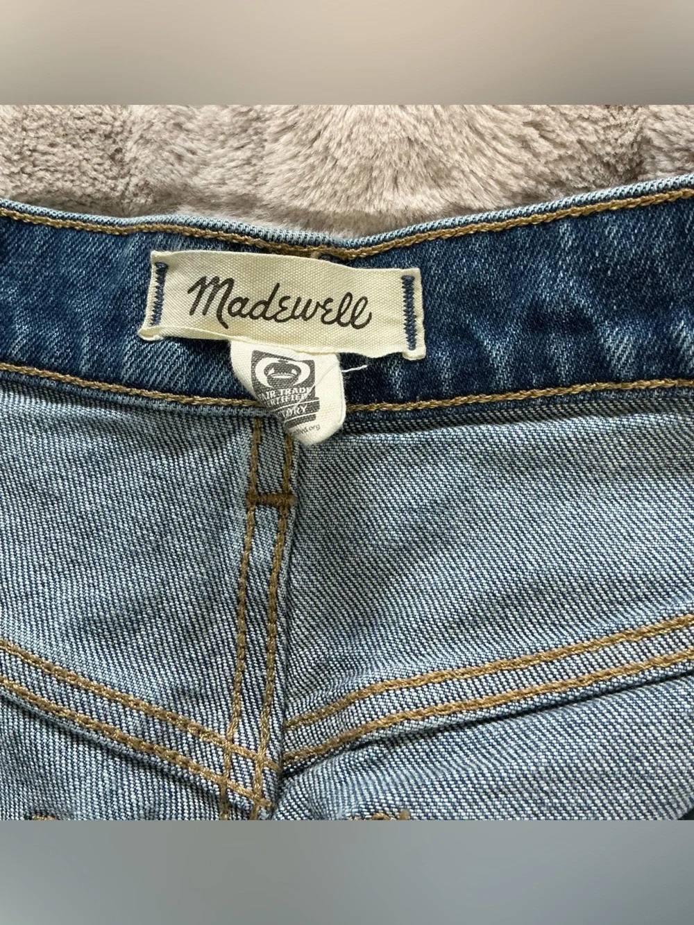 Madewell Relaxed Bootcut Jeans Size 28 Medium Wash High Rise Denim - Picture 7 of 8